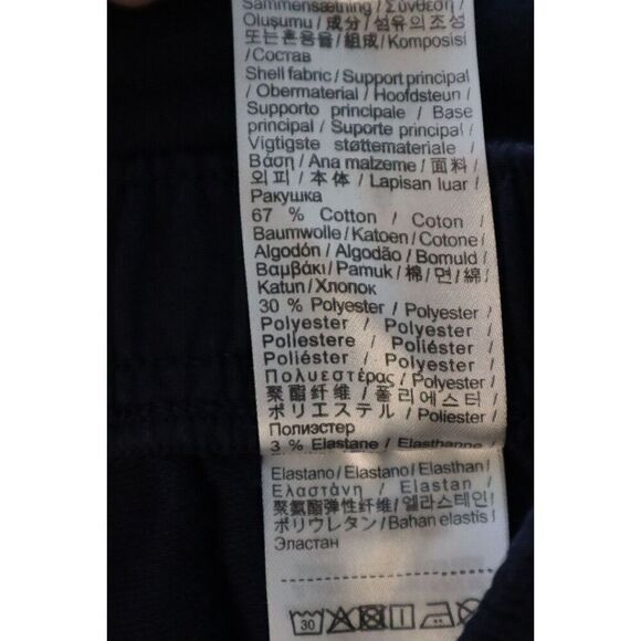 Lacoste 3H5422-51-423 Men's Sz M Navy Blue Cotton Fleece Lounge Jogger Pants - Picture 5 of 12